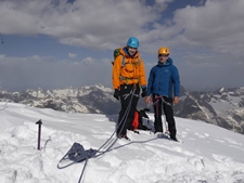 dome des ecrins - sommet